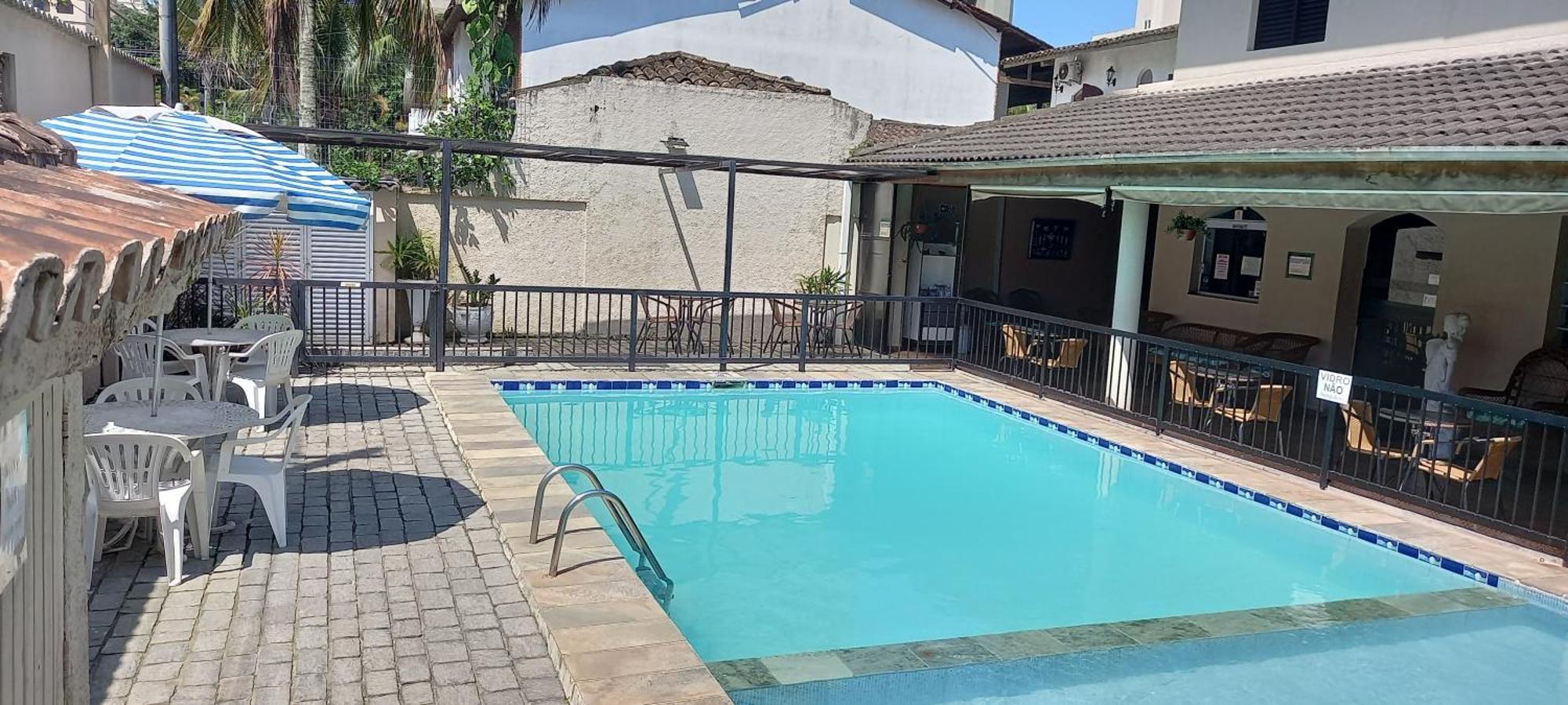 Pousada Parque Suites Estacionamento E Piscina Guarujá Kültér fotó