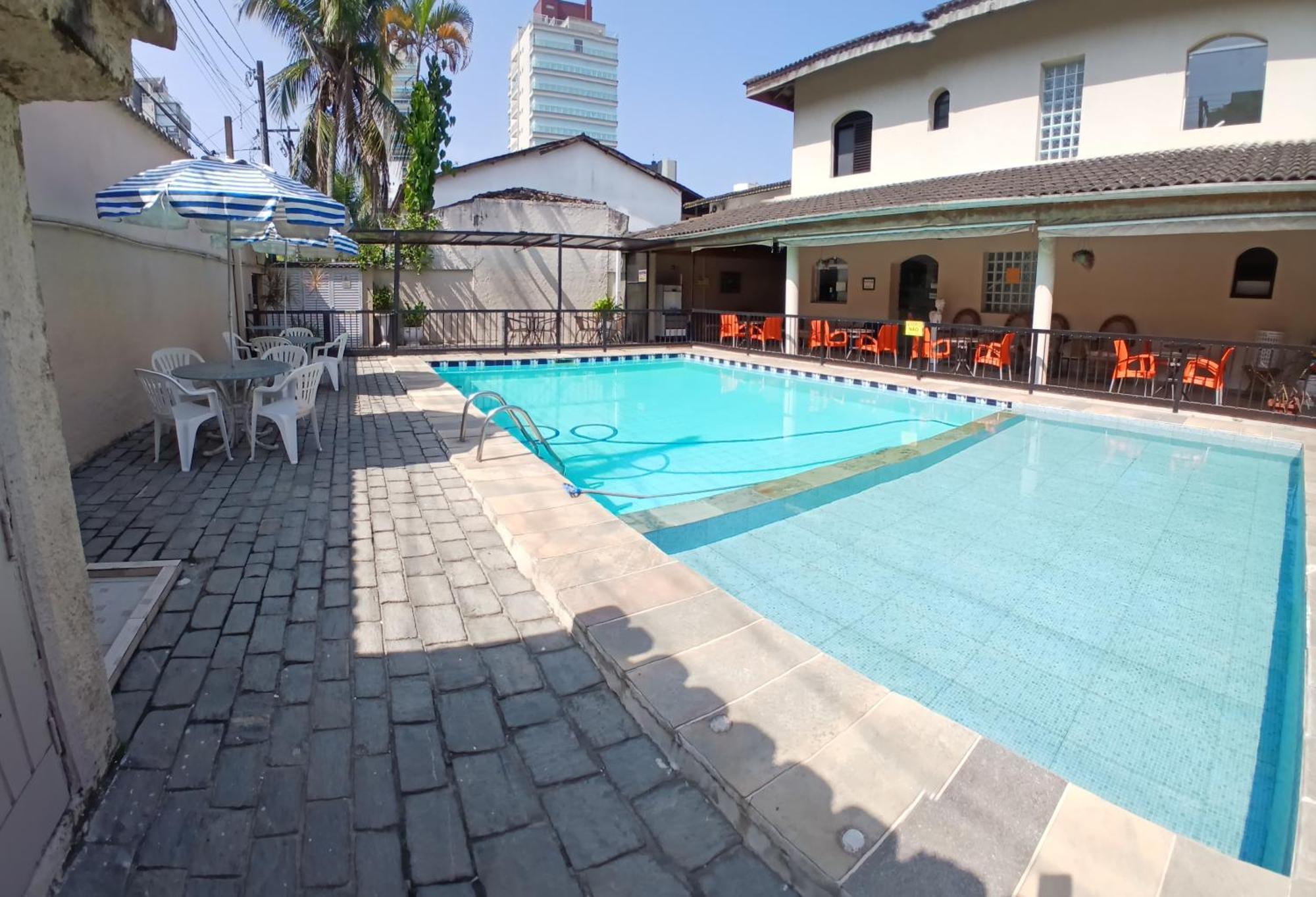 Pousada Parque Suites Estacionamento E Piscina Guarujá Kültér fotó